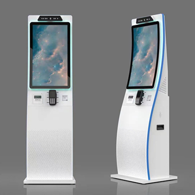 23.6" Curved Screen Kiosk For Various Kiosk Applications
